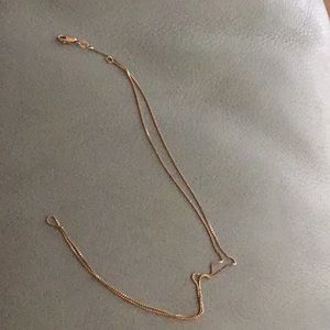 14K Gold 18” Chain Italy Lobster Clasp